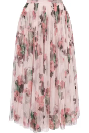 Serafini Camisa midi con estampado floral