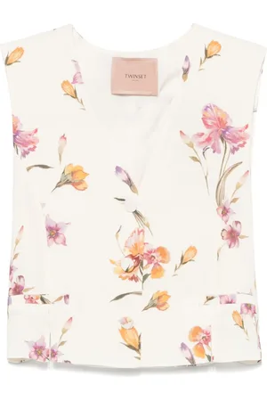 Twin-Set Chaleco con estampado floral
