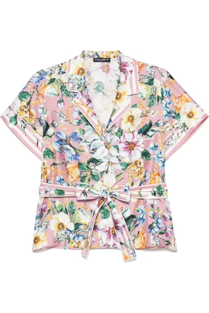 Dolce & Gabbana Camisa de seda con estampado floral