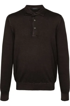 TAGLIATORE Playera tipo polo tejida