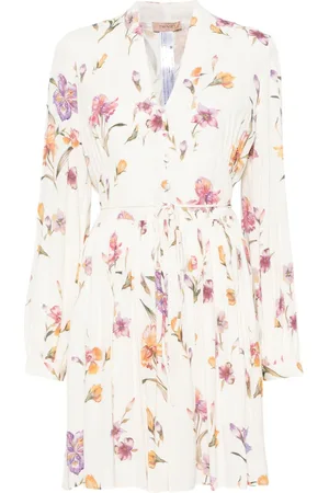 Twin-Set Vestido corto con estampado floral