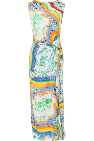 Moschino Vestido midi con diseño estampado