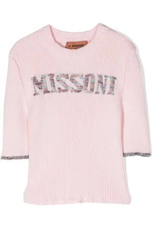 Missoni Top tejido con logo estampado