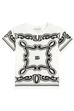 Dolce & Gabbana Playera con estampado de bandana