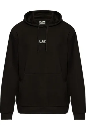 EA7 Hoodie con logo estampado
