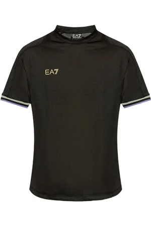 EA7 Playera con logo estampado
