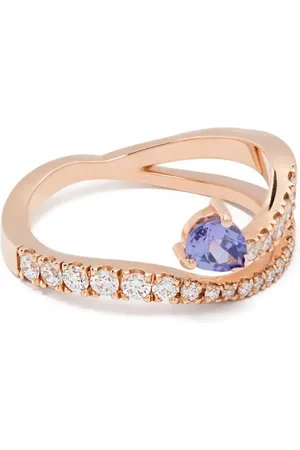 GOLD Anillo Sasa en oro rosa de 18kt con diamantes