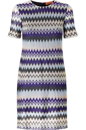 Missoni Vestido tejido en zigzag