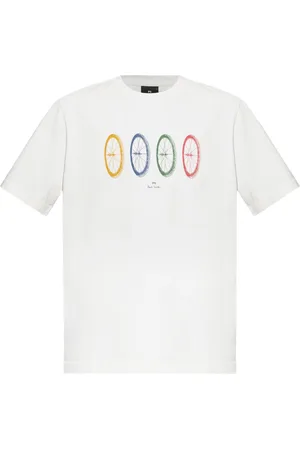 Paul Smith Playera con ruedas estampadas
