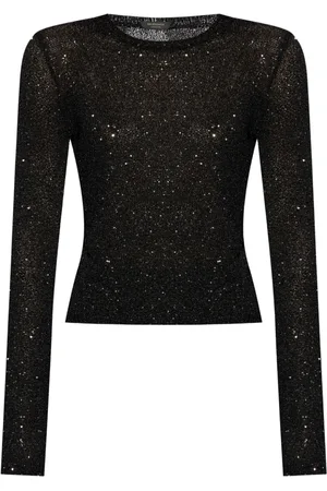 Balenciaga Top con lentejuelas