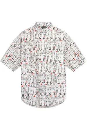 Balenciaga Camisa con logo estampado