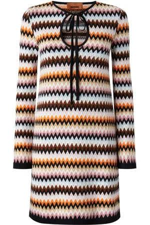 Missoni Vestido tejido en zigzag