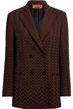 Missoni Blazer con motivo en zigzag