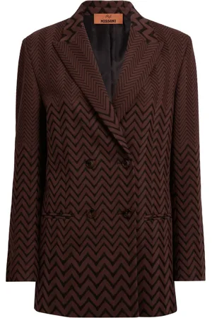 Missoni Blazer con motivo en zigzag