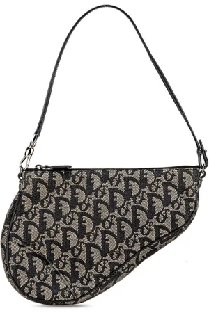Dior Bolsa de hombro Mini Oblique Saddle Pochette 2003