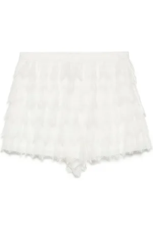 SHIATZY CHEN Shorts de seda Sense of Ink Collection