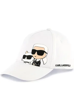 Karl Lagerfeld Gorra con logo estampado