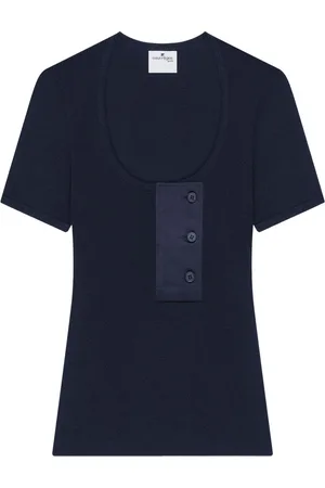 Courrèges Playera Oblique años 90