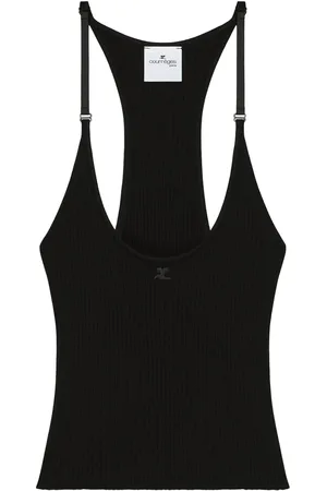 Courrèges Camiseta tejida neopreno