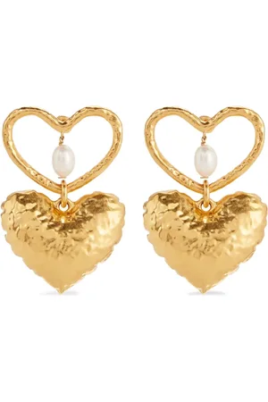 Nina Ricci Aretes Double Heart