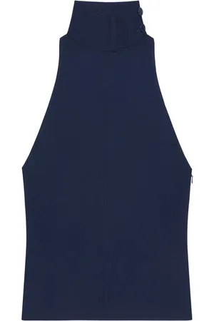Courrèges Camiseta con cuello redondo
