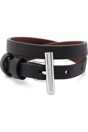Alexander McQueen Pulsera con barra en T
