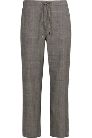 Max Mara Pantalones con motivo de cuadros príncipe de Gales