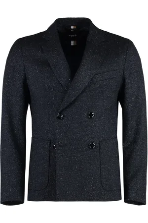 HUGO BOSS Blazer con hilos metalizados
