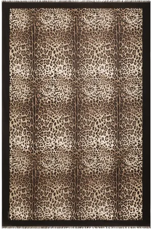Dolce & Gabbana Pareo con estampado de leopardo