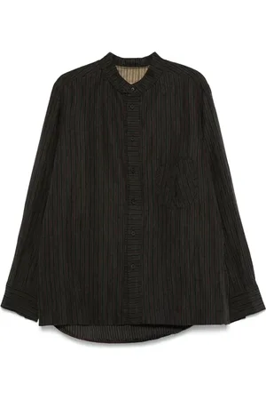 ZIGGY CHEN Camisa con rayas estampadas