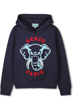 Kenzo Hoodie con logo bordado