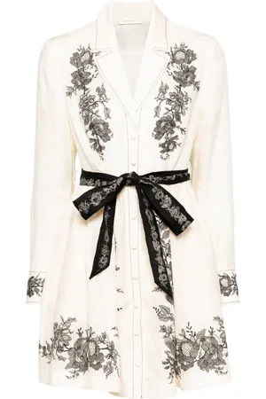 ZIMMERMANN Vestido camisero corto