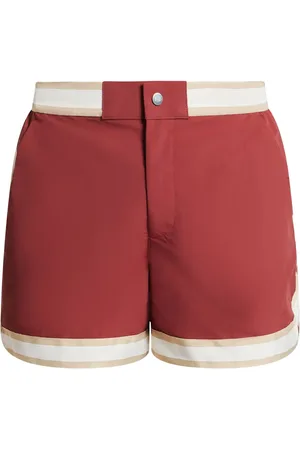 CHE Shorts con ribete a rayas