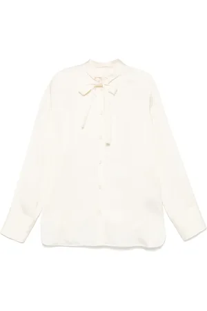 Jil Sander Camisa de satén manga larga