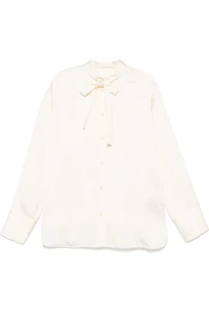 Jil Sander Camisa de satén manga larga