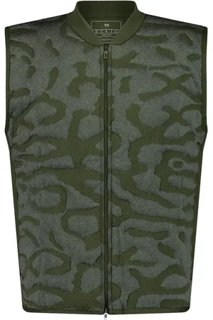 Y-3 Chaleco con cierre