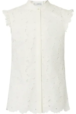 Erdem Camisa con detalle de volantes