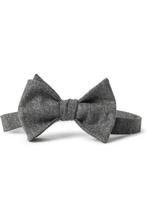 Brunello Cucinelli Corbata de moño de franela