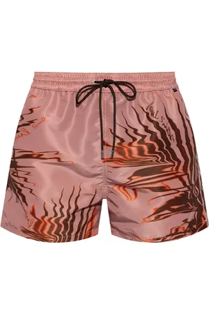 Paul Smith Shorts de playa con estampado gráfico