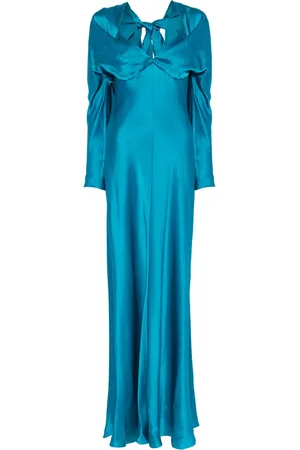 Alberta Ferretti Vestido largo de satén