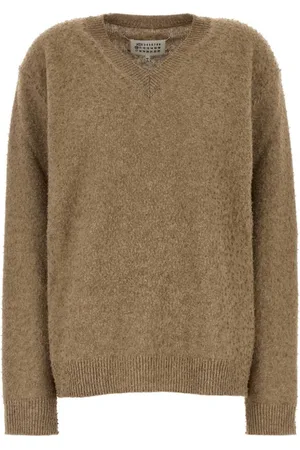 Maison Margiela Suéter con logo de cuatro costuras