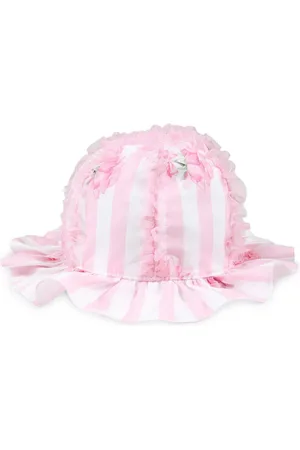 MONNALISA Gorro de pescador satinado con motivo de rayas