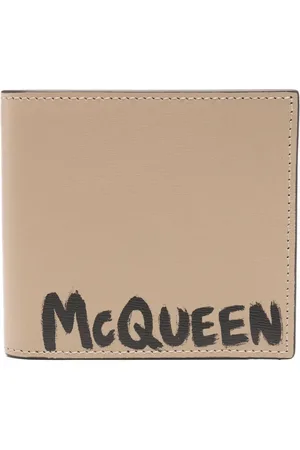 Alexander McQueen Cartera con logo estampado
