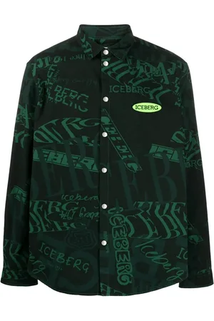 Iceberg Camisa con logo estampado