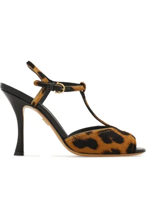 Salvatore Ferragamo Sandalias con tira en T y tacón de 70mm