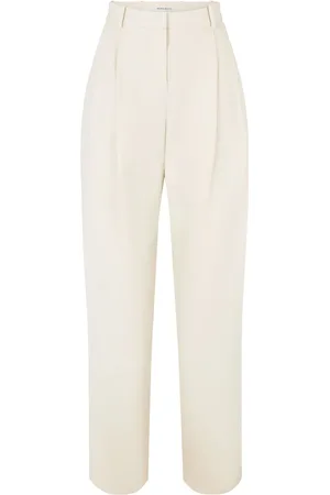 Nina Ricci Pantalones anchos con detalle de pinzas