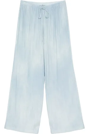 ERMANNO SCERVINO Pantalones con estampado de mezclilla