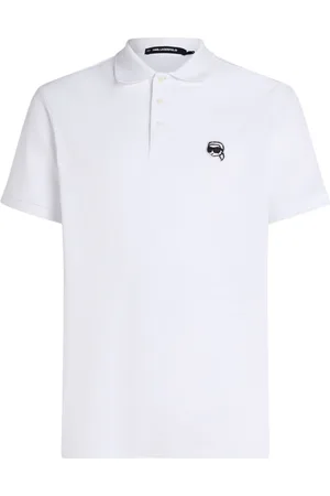 Karl Lagerfeld Playera tipo polo Ikon