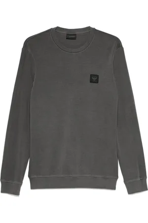 Emporio Armani Sudadera con parche del logo