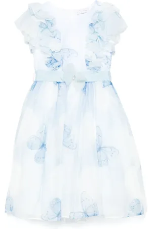MONNALISA Vestido con mariposas estampadas